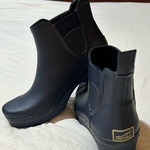 Dansko Women's Navy Rain Boots